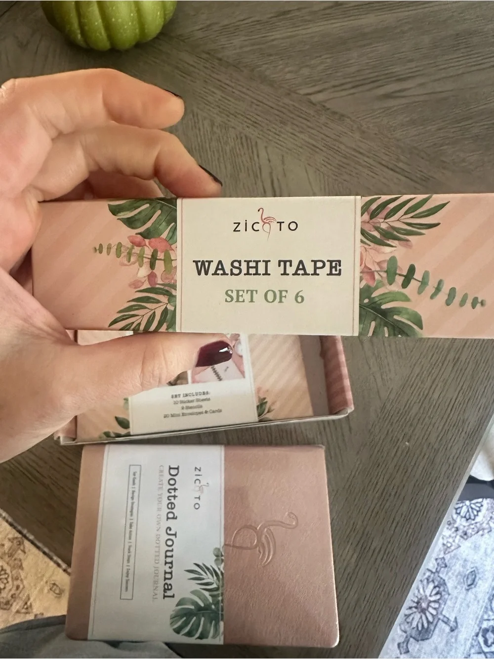 Pink Dotted Journal Kit - 61 Elements